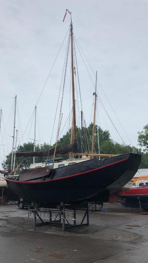 Zeeschouw, Watersport en Boten, Platbodems, Gebruikt, 9 tot 12 meter, Staal, Diesel, Ophalen