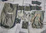 Uitrusting Indië veteraan rugzak plunjebaal gaiters leggings, Ophalen of Verzenden, Marine, Nederland