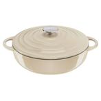 Tefal LOV Gietijzeren Braadpan 28 cm – 3,8 liter – Nieuw, Gietijzer, Nieuw, Ophalen of Verzenden, Keramische plaat