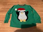 Kerst trui pinguin mt 116, Ophalen of Verzenden