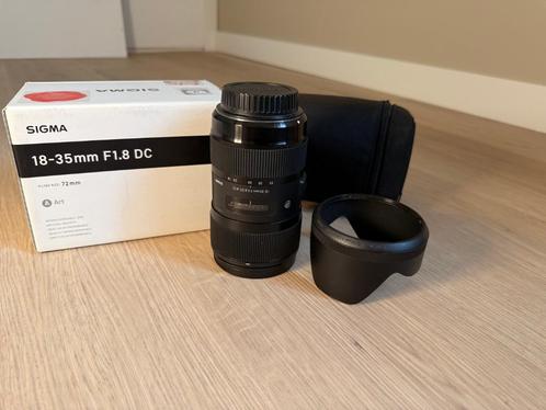 Sigma 18-35mm F/1.8 DC HSM Art Canon EF-S, Audio, Tv en Foto, Fotografie | Lenzen en Objectieven, Gebruikt, Standaardlens, Zoom
