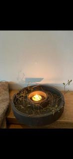 Brynxz Majestic Zwart/Gouden Dinerkaarsenhouder, Overige materialen, Zwart, Nieuw, Ophalen of Verzenden