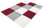 Vloerkleed Life 60x110 rood grijs wit nieuw!, Nieuw, Rood, Rechthoekig, 100 tot 150 cm