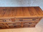 Mexicaans grenen dressoir, 208 bij 53 cm en 92 cm hoog., Huis en Inrichting, Kasten | Dressoirs, Ophalen, Zo goed als nieuw, 50 tot 75 cm