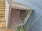 Betonnen bloempot, 2 stuks., Tuin en Terras, Bloempotten, Ophalen, Gebruikt, Vierkant, Beton