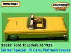 MB640 Matchbox Collectibles Ford Thunderbird 1955 1:43, Hobby en Vrije tijd, Modelauto's | 1:43, Nieuw, Matchbox, Ophalen of Verzenden