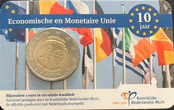 Coincard 2 Euro 10 jaar EMU 2009 beschikbaar voor biedingen