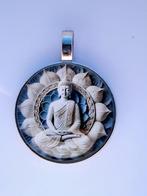 hanger Boeddha mandala créme blauw, Ophalen of Verzenden