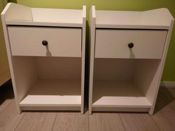 NIEUW Ikea Hauga 2 nachtkastjes wit