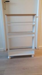 Keukentrolley / serveerwagen met houten blad, Ophalen, Zo goed als nieuw