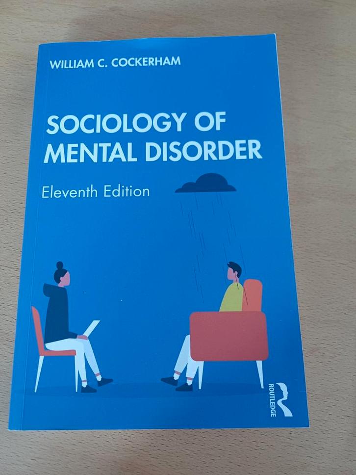 Sociology of Mental Disorder - Cockerham - Editie 11, Boeken, Psychologie, Zo goed als nieuw, Sociale psychologie, Ophalen of Verzenden