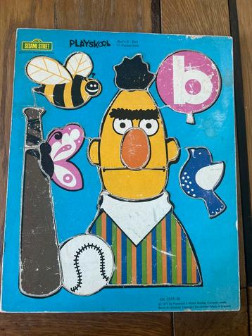 Bert Playskool houten puzzel 1973 beschikbaar voor biedingen
