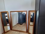 Houten spiegels drieluik, Huis en Inrichting, Woonaccessoires | Spiegels, Ophalen, 125 cm of meer, Zo goed als nieuw, Minder dan 100 cm