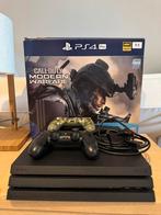 Playstation 4 Pro 1 TB & 2 originele (zwarte)controllers, Met 2 controllers, Ophalen of Verzenden, Zo goed als nieuw, 1 TB