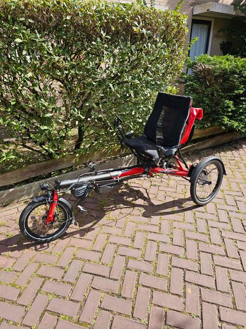 Hase Lepus Katwiesel Driewieler, Fietsen en Brommers, Fietsen | Ligfietsen, Gebruikt, Overige merken, Onderstuur, Ophalen of Verzenden