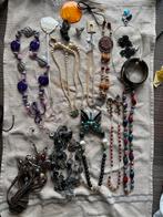 Lot Vintage Moderne Sieraden, Sieraden, Tassen en Uiterlijk, Kettingen, Overige materialen, Gebruikt, Overige kleuren, Ophalen of Verzenden