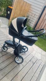 Mima Xari kinderwagen met voetenzak,regenhoes en parasoll, Kinderen en Baby's, Kinderwagens en Combinaties, Gebruikt, Verstelbare duwstang
