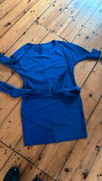 Travelstof jurk la dress L blauw / petrol, Ophalen of Verzenden, Zo goed als nieuw