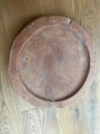 Fruitschaal hout robuust, Ophalen, Gebruikt, Schaal, Rond