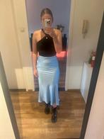 Rut & Circle Satijnen Rok, Lichtblauw, maat M, ZGAN, Maat 38/40 (M), Zo goed als nieuw, Onder de knie, Ruth & Circle