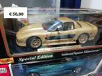1:18 corvette 2003 gold signature in doos 50, Hobby en Vrije tijd, Modelauto's | 1:18, Ophalen of Verzenden, Zo goed als nieuw