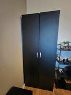 Zwarte kast met legplanken - 170x70x35cm, Ophalen, Gebruikt, 50 tot 100 cm, Modern