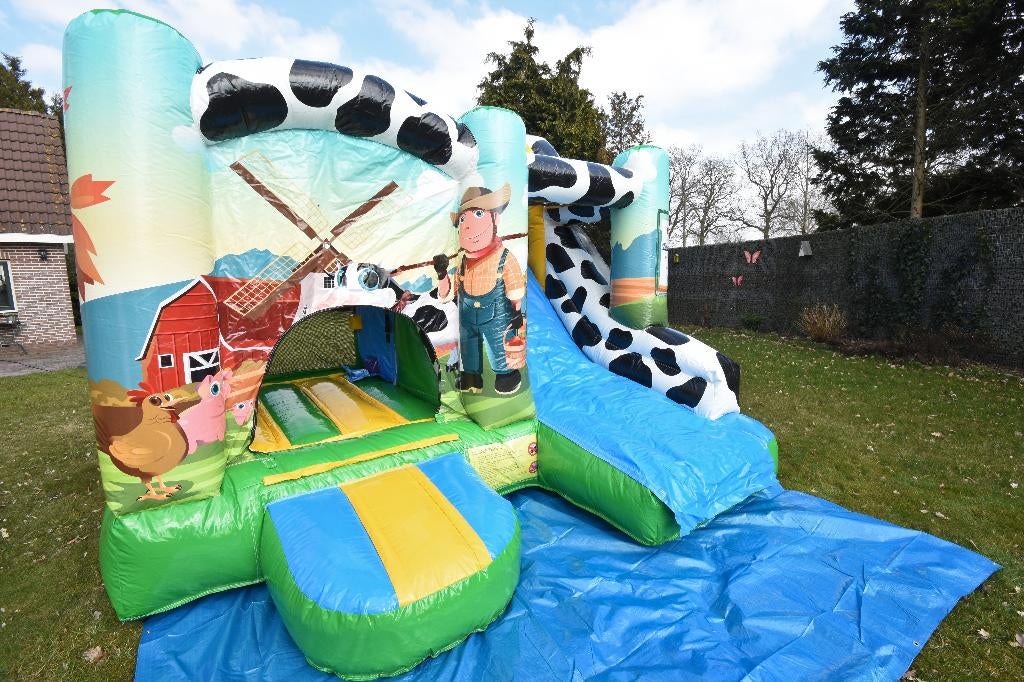 Springkussen boerderij, Ophalen of Verzenden, Zo goed als nieuw, Overige