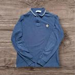 Stone island 2020 blue cotton langemouwen polo medium, Ophalen of Verzenden, Maat 48/50 (M), Blauw, Stone Island