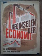 A. Leontjef - Beginselen der economie [met bijz. opdracht], Ophalen of Verzenden, Zo goed als nieuw