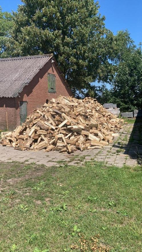 droog Haardhout gekloofd en vers openhaardhout brandhout, Tuin en Terras, Haardhout, Blokken, 6 m³ of meer, Ophalen
