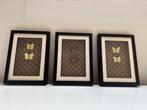 Gucci lijst met echte vlinders, Ophalen of Verzenden, Nieuw, Hout, Minder dan 50 cm
