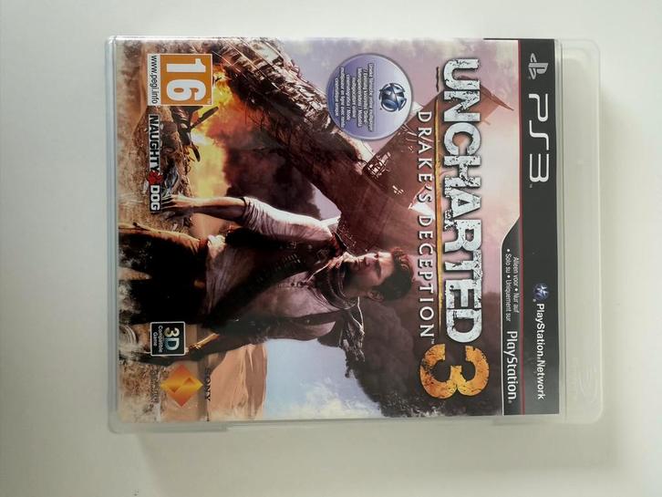 Uncharted 3: Drake's Deception - PS3, Spelcomputers en Games, Games | Sony PlayStation 3, Gebruikt, Avontuur en Actie, 1 speler