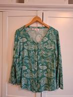 Groene blouse met paisley print - John Baner, Maat 38/40 (M), John Baner, Ophalen of Verzenden, Zo goed als nieuw
