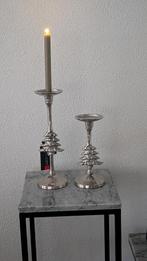 Set kerst kandelaars, Huis en Inrichting, Overige materialen, 25 tot 50 cm, Wit, Nieuw