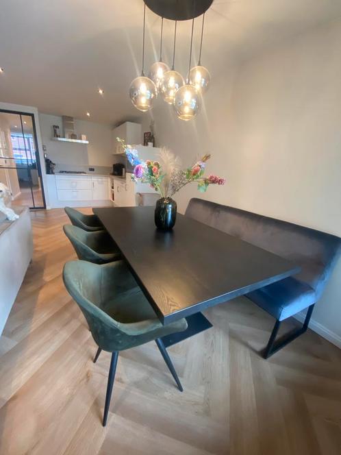 Mooie eet tafel + stoelen 6 personen, Huis en Inrichting, Tafels | Eettafels, Zo goed als nieuw, 50 tot 100 cm, Vijf personen of meer