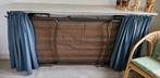 Opklapbed met spiraal, Gebruikt, 90 cm, Eenpersoons, Blauw