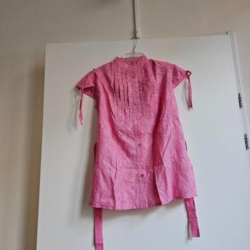 Zgan DIY  blouse met kapmouwtje fuchsiaroze mt 38 beschikbaar voor biedingen