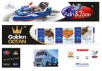Vrachtauto decal 1:50 Adri & Zoon visgroothandel ( type 1 ), Hobby en Vrije tijd, Modelauto's | 1:50, Verzenden, Nieuw, Bus of Vrachtwagen