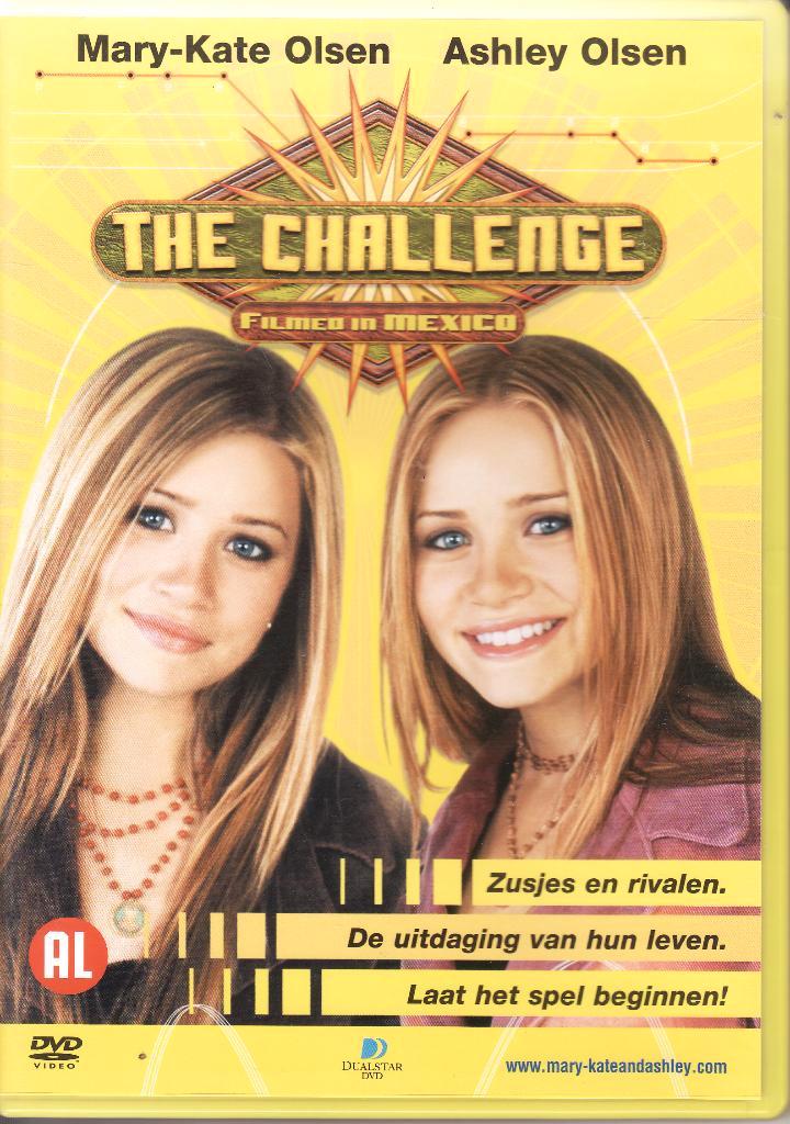 The challenge met Mary-Kate Olsen en Ashley Olsen, Cd's en Dvd's, Dvd's | Tv en Series, Zo goed als nieuw, Komedie, Alle leeftijden