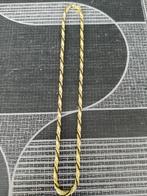 Vergulde goldplated ketting 40cm antiek vintage, Ophalen of Verzenden, Goud, Ketting, Verguld