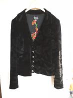 zwart jasje, D&G, maat 46 it, Verzenden, Zwart, Jasje, Gedragen