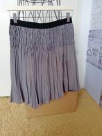 Rok Marc cain pliseé/plooien asymmetrische rok beige S/36, Beige, Ophalen of Verzenden, Zo goed als nieuw, Knielengte