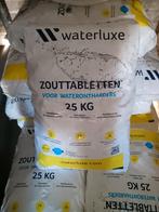 Waterluxe Zouttabletten 25kg voor Waterontharder, Ophalen, Nieuw, Waterontharder met zout