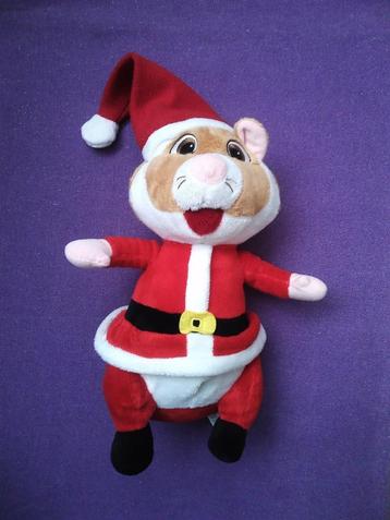ALBERT HEIJN Knuffel KERST HAMSTER. 28 CM **Nieuw** beschikbaar voor biedingen