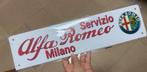 Servizio Alfa Romeo Milano. 10x40cm., Ophalen of Verzenden