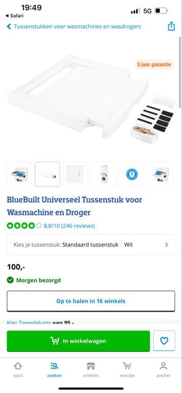 Wasmachine Droger Tussenstuk - Universeel beschikbaar voor biedingen