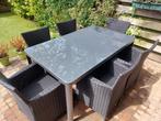 Tuintafel, Tuin en Terras, Ophalen, Zo goed als nieuw, Rechthoekig, Overige materialen
