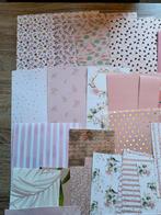 Scrapbooking pakket roze, Ophalen of Verzenden, Nieuw, Papier of Karton, Overige merken