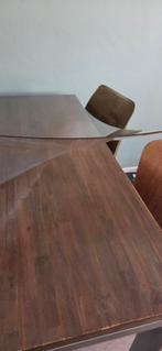 Vierkante eettafel van Hoogenboezem woonmall Alexander, Ophalen, Gebruikt, Vierkant, Vijf personen of meer