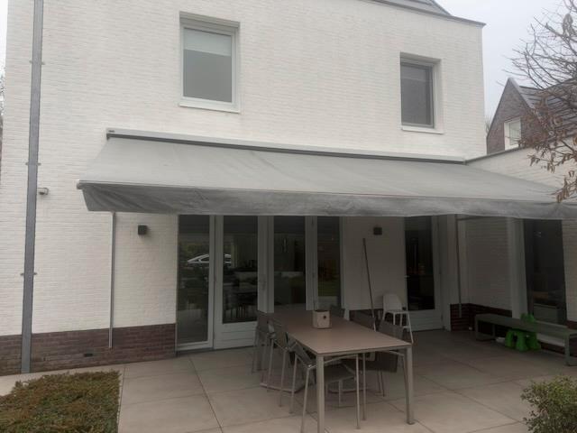 Zonwering SOONS - 6 meter x 3 meter, Tuin en Terras, Zonneschermen, Gebruikt, Uitvalscherm, 300 cm of meer, 450 cm of meer, Elektrisch